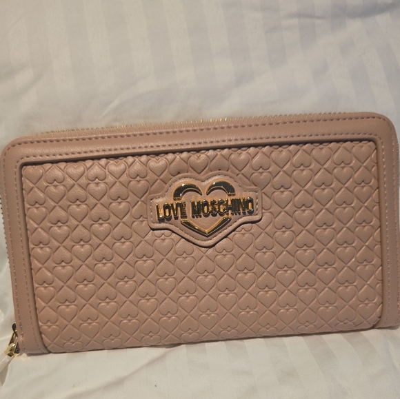 Love Moschino Tan Quilted Wallet - Picture 1 of 5